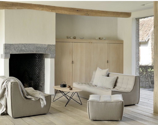 Etnicraft N701 3-Zits Spardose in Beige