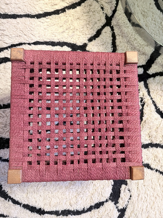 Image 1 of Krukje Deense stijl jaren vintage in tessuto intrecciato anni '60 