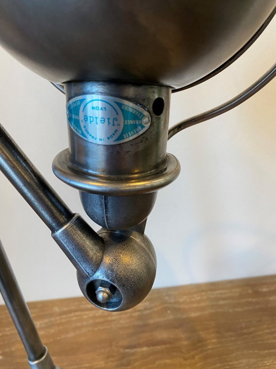 Image 1 of Jieldé 2-arm lamp, 40+25cm, industrial graphite, Jean Louis Domecq, 1950