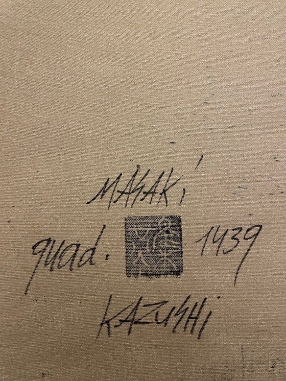 Image 1 of Gemälde • Quadrivium 1439 • XXL-Diptychon • Masaki Kazushi • Abstrakter Expressionismus