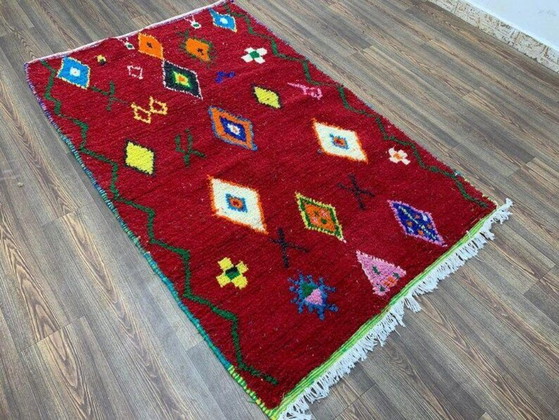 Tapis de l’Atlas – Création Artisanale en Laine 220cmx130cm – Teppiche & Läufer, Wool (photo 6 of 7)