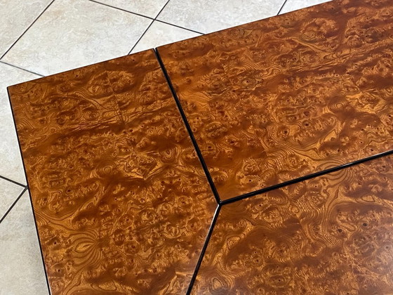Salontafel Bar met Wortelnotenhout van Paul Michel voor Roche Bobois Vintage 1980 – Wood (photo 16 of 20)