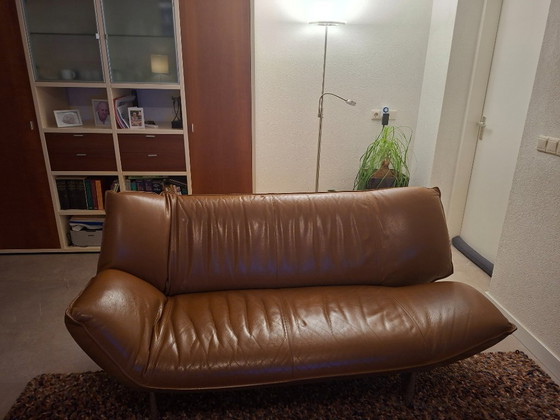 Leolux Tango 2 seaters terracotta, Leather, Brown (photo 3 of 5)