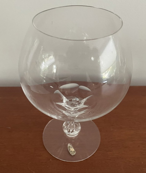 Orrefors - Set of five crystal cognac or brandy glasses - Coronation model, Glass & Decanter, Transparent (photo 7 of 8)