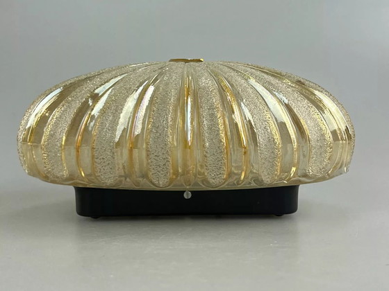 Image 1 of Lámpara de pared de los años 60 y 70, diseño de la era espacial de cristal.