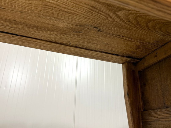 Image 1 of Antique oak bench 1900's