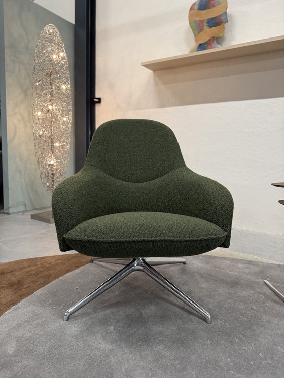 Image 1 of 2 Leolux Lanah Swivel Armchairs De Ploeg Monza
