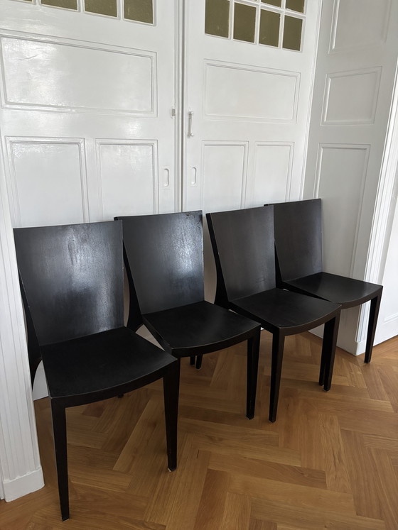 Chaises de salle à manger Milano de Danilo Silvestrin pour Gunther Lambert, Lot de 4 – Wood (photo 5 of 5)