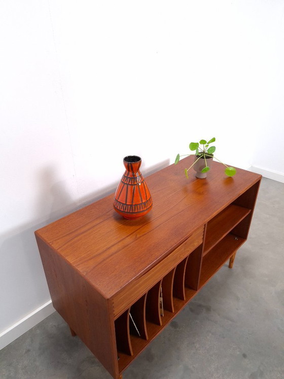 Image 1 of Teak LP cabinet with drawer, TV & media unit, sideboard