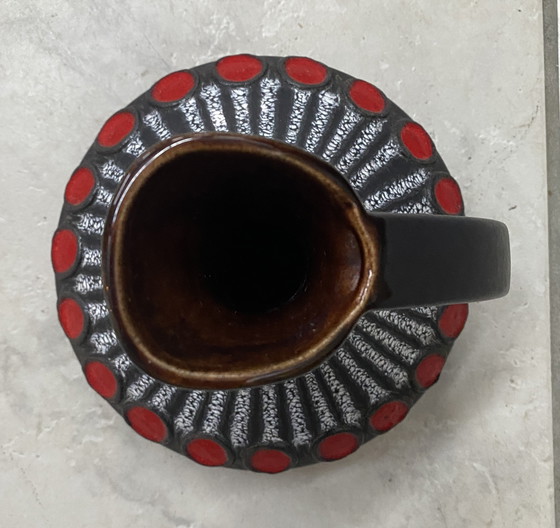 Image 1 of Jarrón con forma de ovni Schlossberg Alemania occidental