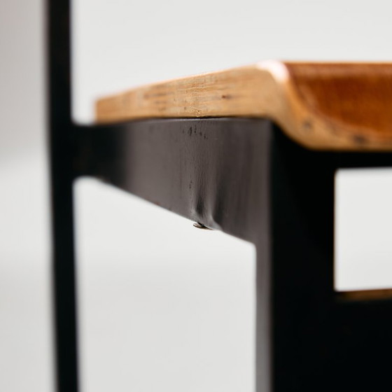 Image 1 of MK11372 Chaise en teck sur base métallique