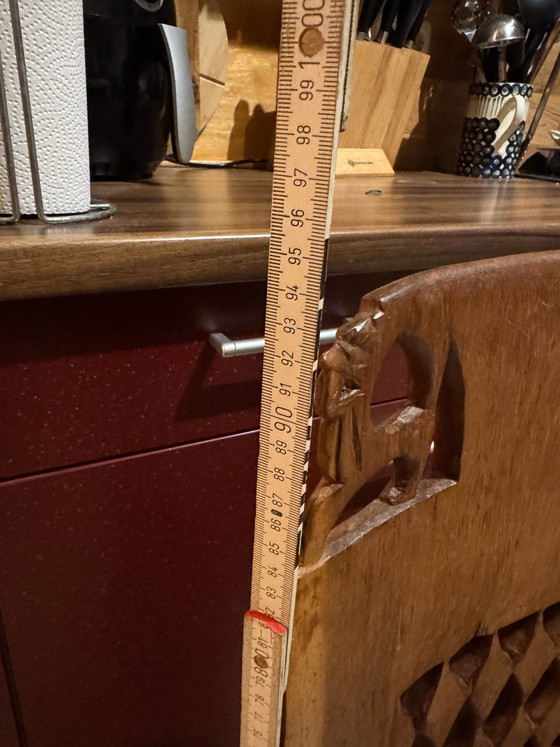 2 Sedie in Legno Massiccio Stile Senufo – Sgabelli (photo 4 of 5)