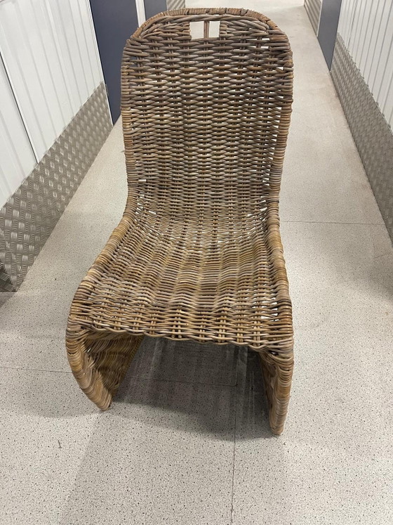 Image 1 of 4 elegant wicker dining chairs from Lifestyle