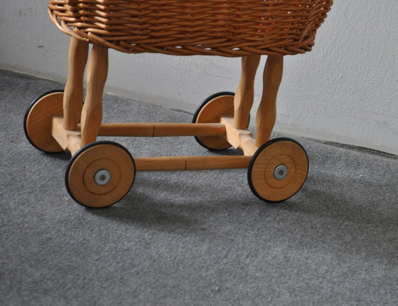 Antique Wicker Toy Pram – Decorative Objects, Wood (photo 4 of 6)