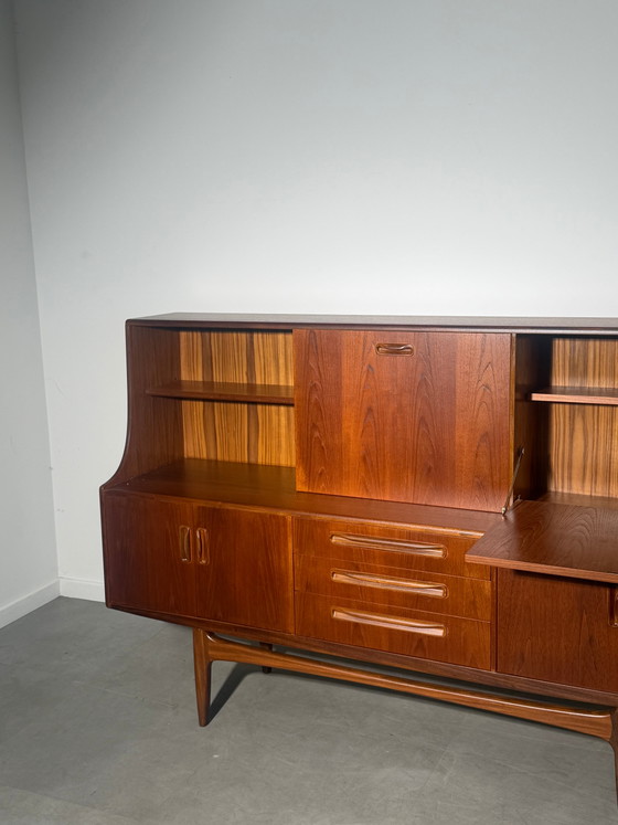 Victor B. Wilkins “Fresco” Teak Highboard for G-Plan – Mid-Century Modern – Sideboard (photo 6 of 7)