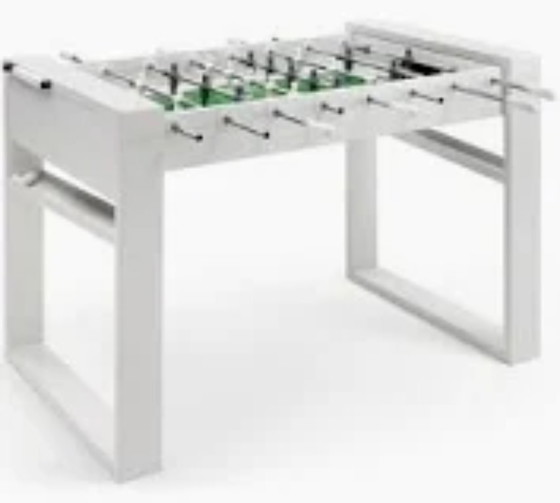 Image 1 of Baby-foot Tour 65 – Blanc | Table professionnelle à barres continues