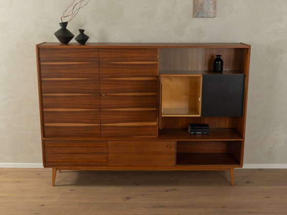 Image 1 of Credenza alta anni '60 con vetrina