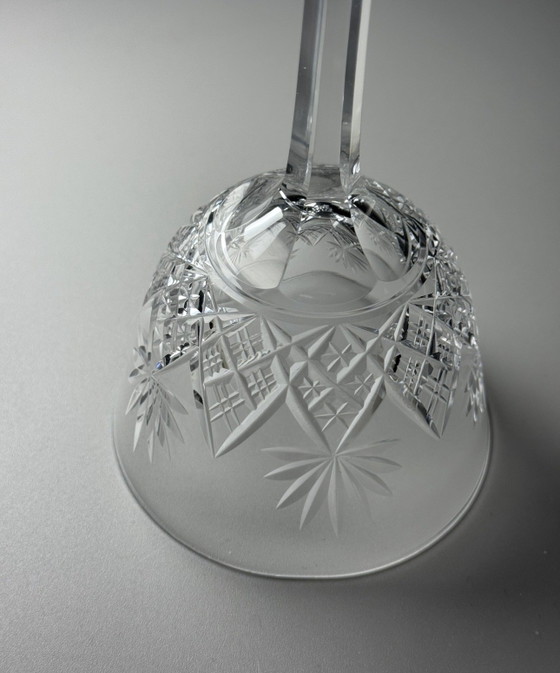 Image 1 of Val Saint Lambert - 6 kristallen glazen - handgeslepen - servies "Yvette" - vermeld in de catalogus van 1904-1905


