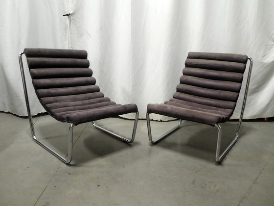 Image 1 of Paar Vintage ronde fauteuils, 1970