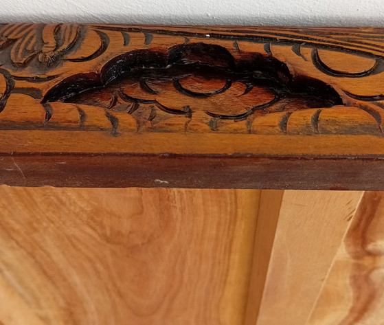 Baule cinese in canfora intagliato vintage – Armadi contenitori, Legno, Ottone (photo 11 of 15)