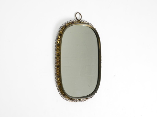 Prachtige messing wandspiegel in mid-century modern stijl van Josef Frank voor Svenskt Tenn Sweden.