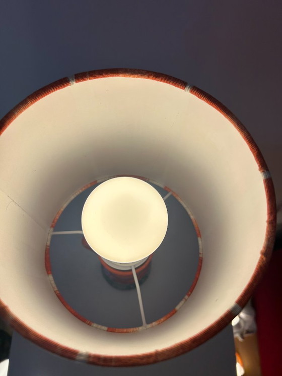 Image 1 of Lampe de table Fat Lava - fabriquée à partir d'un vase Jasba original des années 1970.