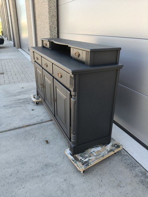 Image 1 of Dark gray sideboard