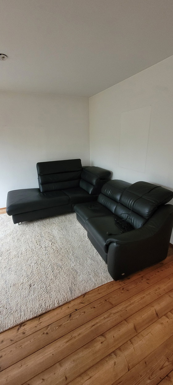 Image 1 of Himolla 24 Longru Night, Planopoly Motion, Planopoly 7 hoekbank met elektrische fauteuil