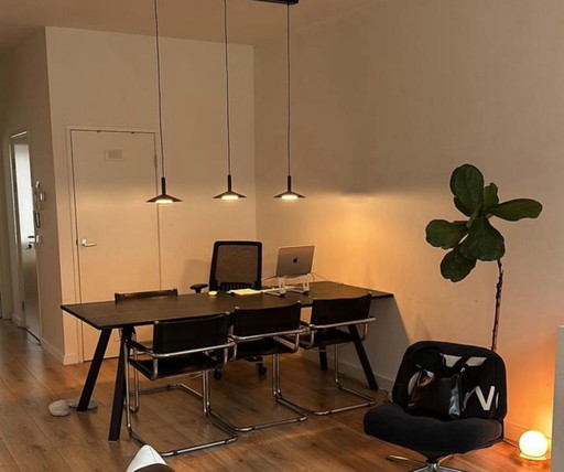 Table en chêne noir WOOOD 220 x 90 cm