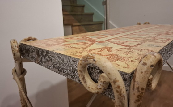 Image 1 of Tavolo consolle antico di metà secolo