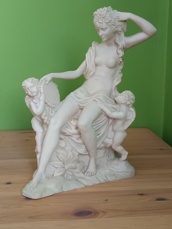 Venere con putti - cherubini. – Sculture, Pietra, Marmo (photo 10 of 10)