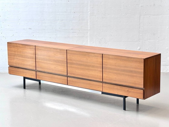 Image 1 of Elegant sideboard made of solid walnut wood, 1960s