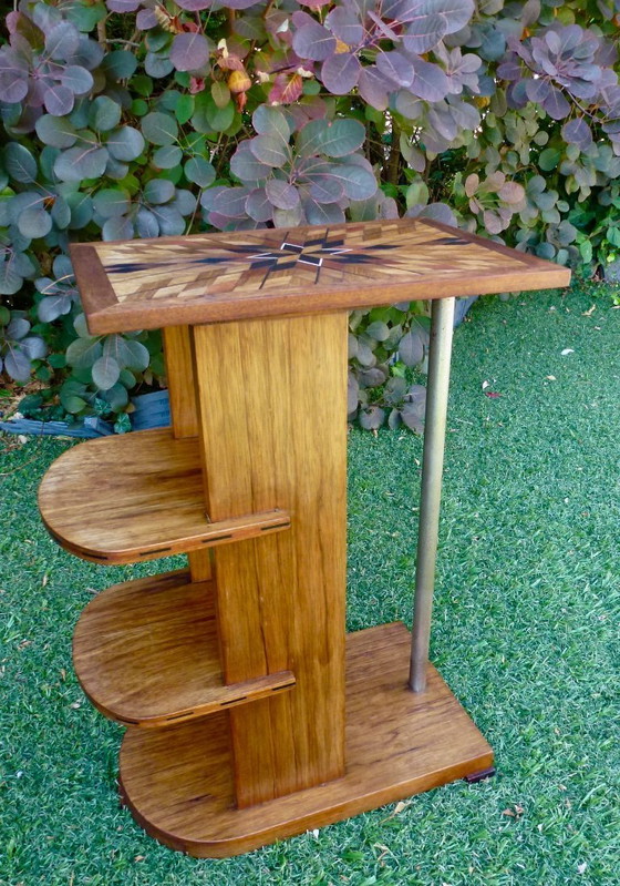 Image 1 of Table d'appoint Art-Déco moderniste dans le style de Michel Duffet.