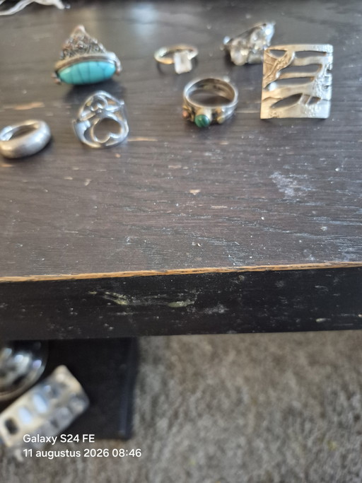 7 anelli d'argento – cadeaus, Silver