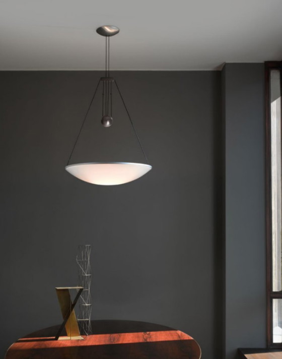 Image 1 of wie neu! Luceplan TRAMA Designer Pendelleuchte, Deckenlampe von Luciano Balestrini & Paolo Longhi, höhenverstellbar, Italien
