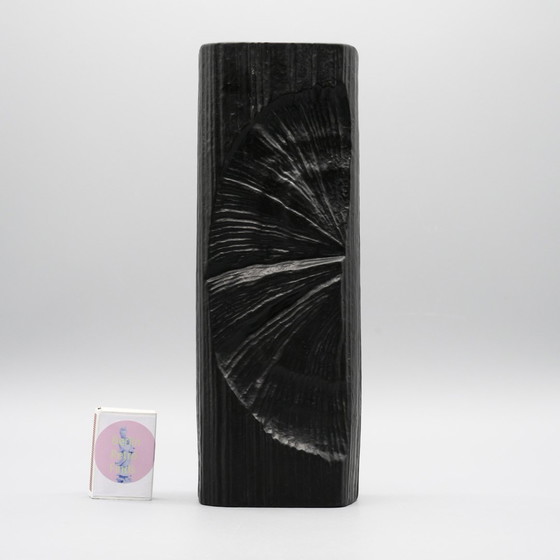 Image 1 of Martin Freyer Rosenthal Studio Line Brutalist Bisque Porcelaine Noire Vase Duo