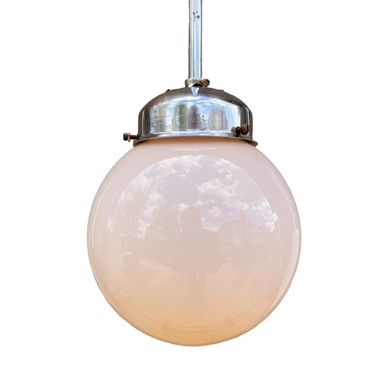 Image 1 of Art Deco hanglamp, Napako, Tsjecho-Slowakije, jaren 1940.