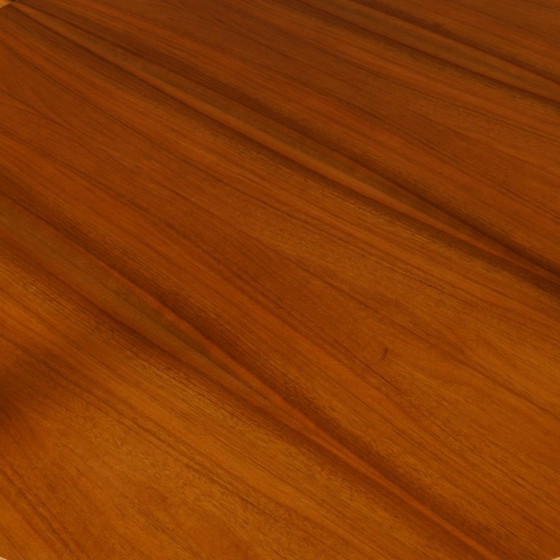 Vintage Walnut Coffee Table – Wilhelm Renz – 1960s – Glass, Wood (photo 14 of 15)