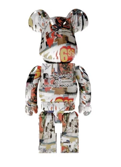 Image 1 of Bearbrick Andy Warhol X JEAN-MICHEL BASQUIAT