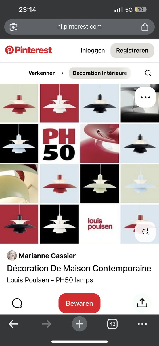 Image 1 of Louis Poulsen PH50 Hanglamp ~Special Edition~