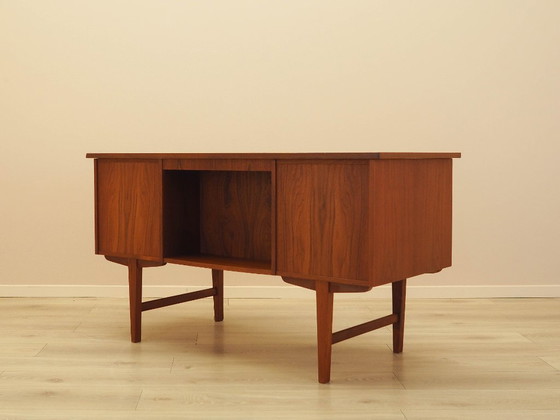 Image 1 of Scrivania in teak, design danese, anni '70, prodotta in Danimarca