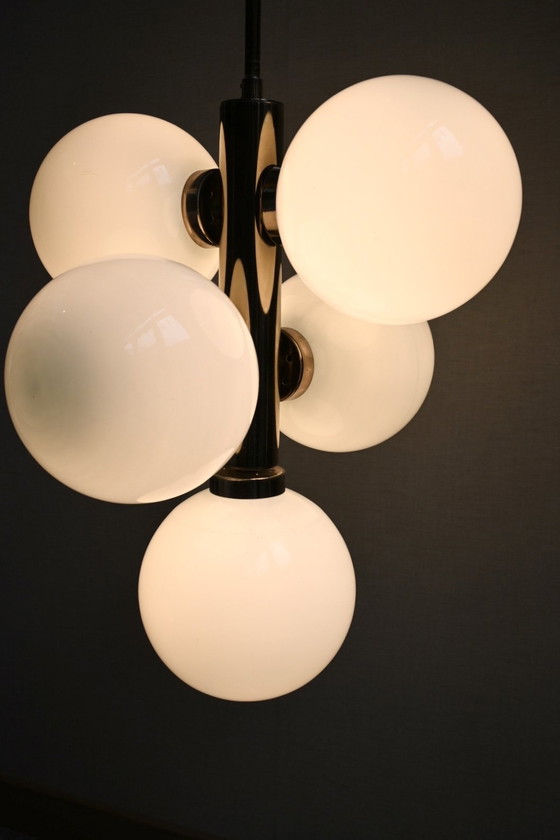 Image 1 of Lampada a globo massiccia, probabilmente degli anni '80