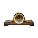 AnkerUhr vintage mantel clock from the 1950s, functional, retro wood buffet