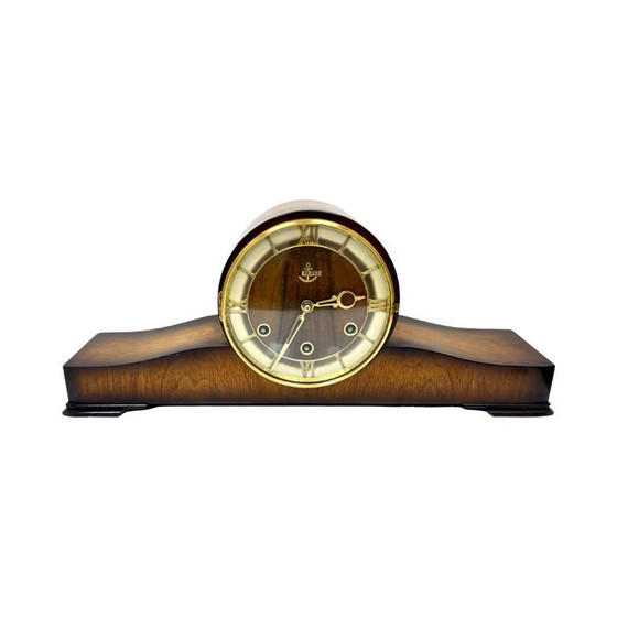 Image 1 of AnkerUhr vintage mantel clock from the 1950s, functional, retro wood buffet