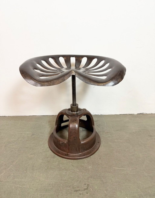 Vintage industriële draaistoel, jaren 1950