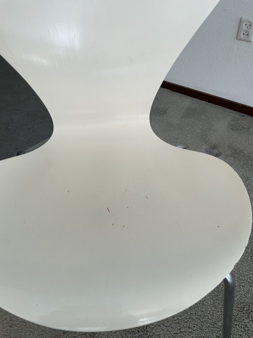 6x Fritz Hansen Vlinderstoelen by Arne Jacobsen - vintage 1978