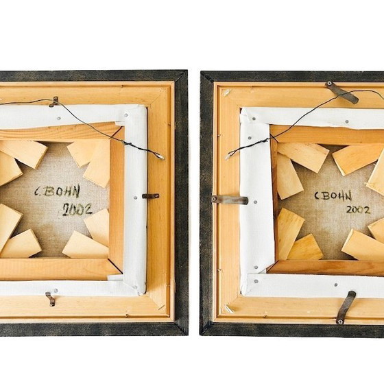 Image 1 of Vintage set of oil paintings of birds K.H. Bohn 2004