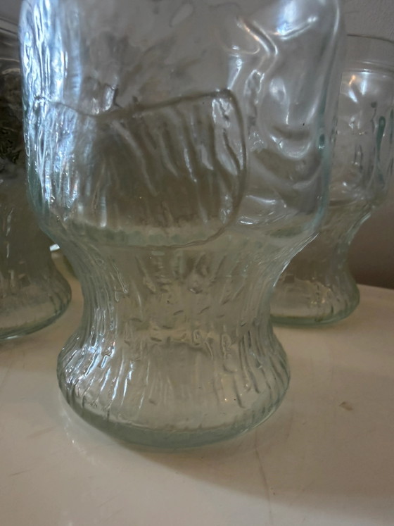 Juego de 6 vasos italianos Fidenza Vetraria – Vasos y jarras, Glass, Mid Century Modern (photo 4 of 5)