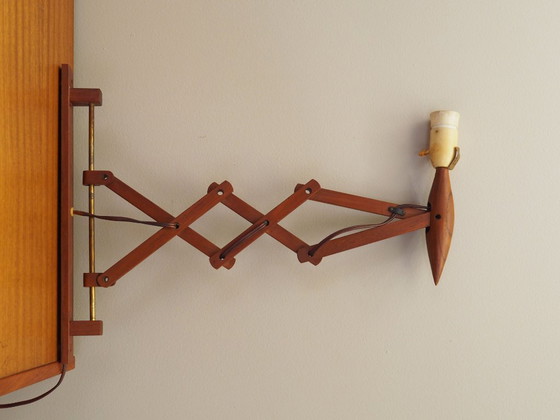 Image 1 of Lampada da parete Scissor in teak, design danese, anni '70, produzione: Lyfa