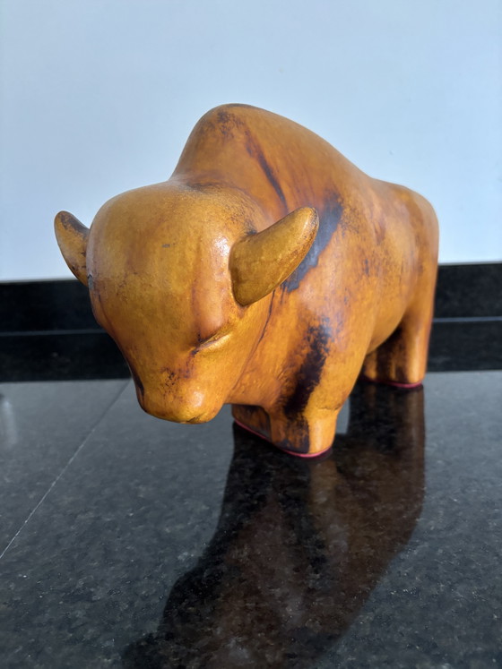 Bisonte/Toro Vintage Ruscha Keramik Kurt Tschörner Anni '60 – Oggetti decorativi, Ceramic (photo 3 of 7)